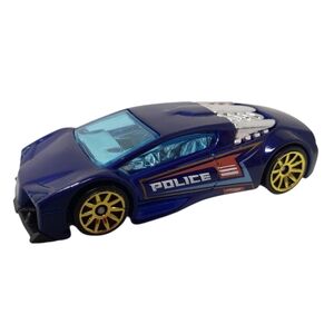 Hot Wheels HW Police Pursuit ZOTIC  Blue Diecast Die-cast Toy Car